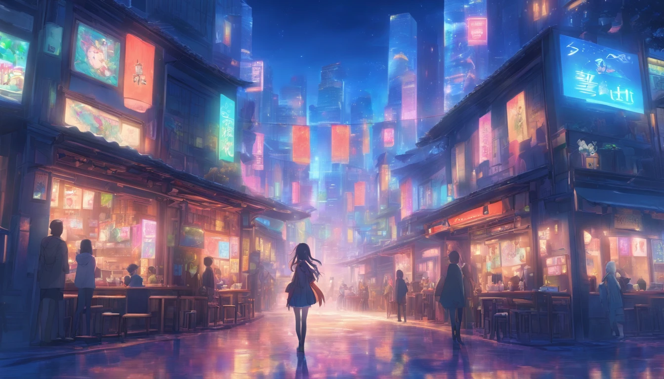 Hyper-detailing,comic strip,China-style,pupils,Street coffee shop,highly detailed surreal vfx,eventide,super-fine,dark hues,ultra - detailed,high qulity,8K ,oc rendered,dynamic viewing angle