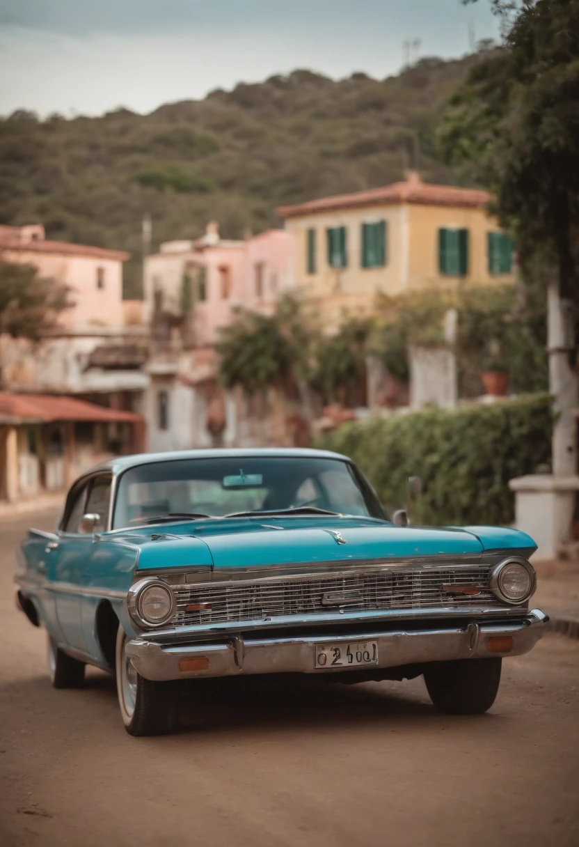 um carro eletrico com as cores do Brazil