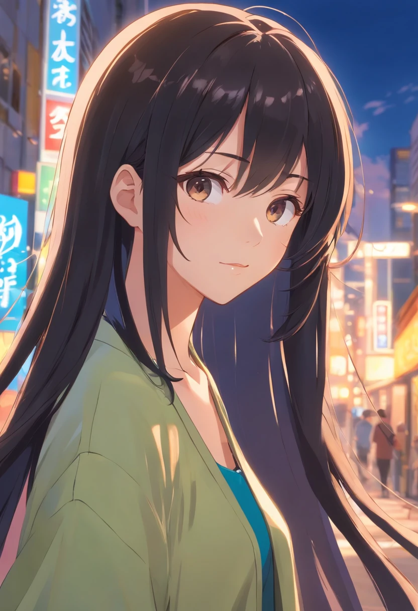 Black hair, Straight hair one meter long,Lots of hair,The hair is smooth like satin,No frizz,The hair is smooth like satin,No frizz,Hair strands are clearly visible,Neat hair,Smooth hair,The hair is thick,Top hair quality,The hair is too smooth,Hair is unusually smooth,The shine of the hair is dazzling,The shine of the hair is like satin,There is shine everywhere on the hair,The shine of the hair is incomparably dazzling。