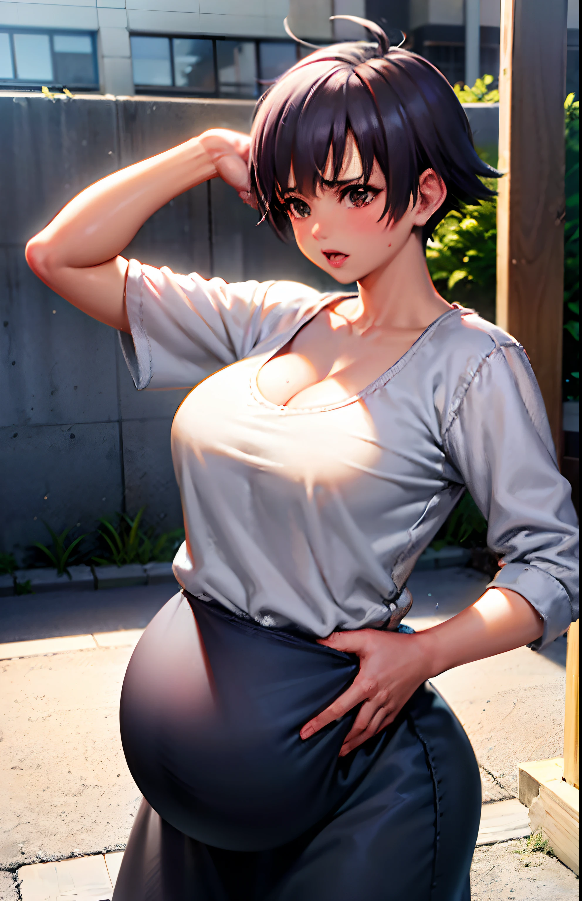 Makoto、Colossal tits、、white shirt、cleavage of the breast、pleatedskirt、Green skirt、(erotic posing:1.4)Makoto【Rape of a mother during forced pregnancy】I was raped、Rape Demon「I got you pregnant、I'm going to rape you.、Make you a mother」Although Makoto resisted、Rape Demon【【【Forced motherhood】】】Pregnancy by rape、【Forced motherhood】Makoto begins、This is Makoto being raped、It is an illustration of the birth of a born child.、【Lasts until childbirth】She wears bloomers、Makoto's hands rubbing her womb、((hsfw))((hsfw))((hsfw))She was forcibly motherized and raped.、The site is the gymnasium of the Japan Girls' High School、Wearing gym clothes、Makoto who was forcibly motherized and raped by a flexive rapist demon