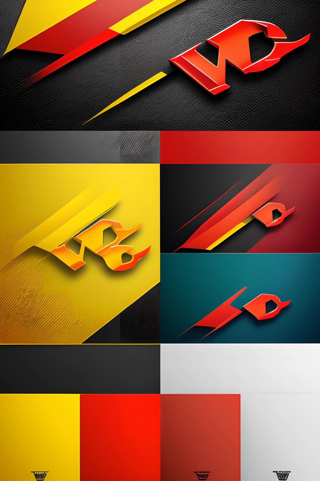 Crie um logotipo com as iniciais D.K motos nas cores vermelho e amarelo.