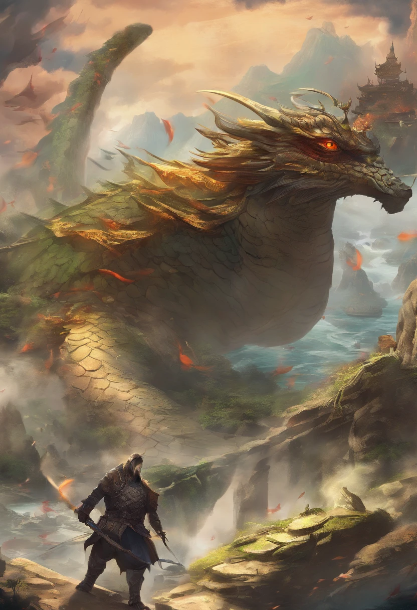 sci-fi /Sci-fi concept art / sci-fi movies, concept art,Dragon
