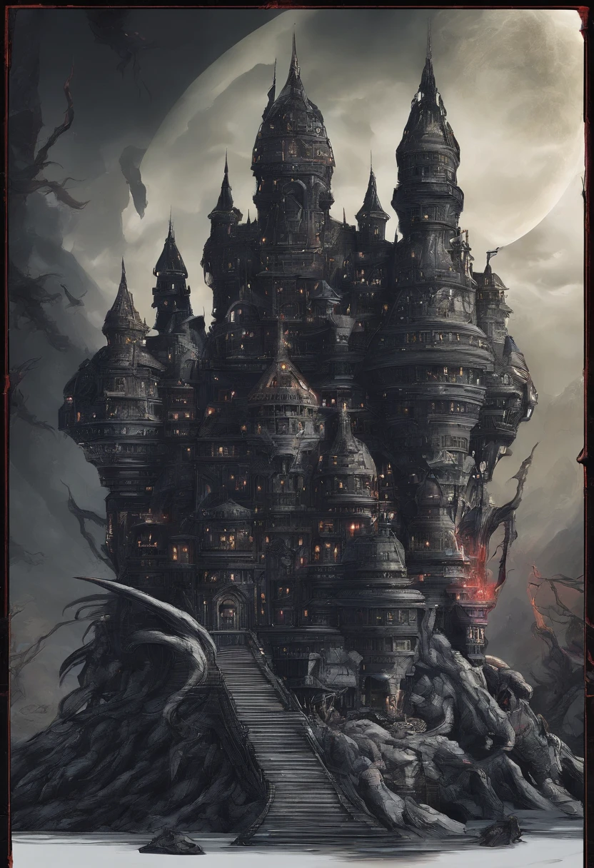 horror part of quantic Kingdom. Intrincated detailed, maximalist perfect illustration, digital painting art