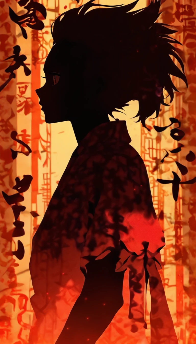 (Silhouette art,incision:1.6)
(((arte em papel cortado,A world where only black exists:1.3)

(Cowboy shot),1 girl,Solo,
(Kimono girl,profile:1.2),White, Clear and beautiful face,Behind the sunrise

break
(rosette、viola　Reddish:6.1)
Textured glass background,