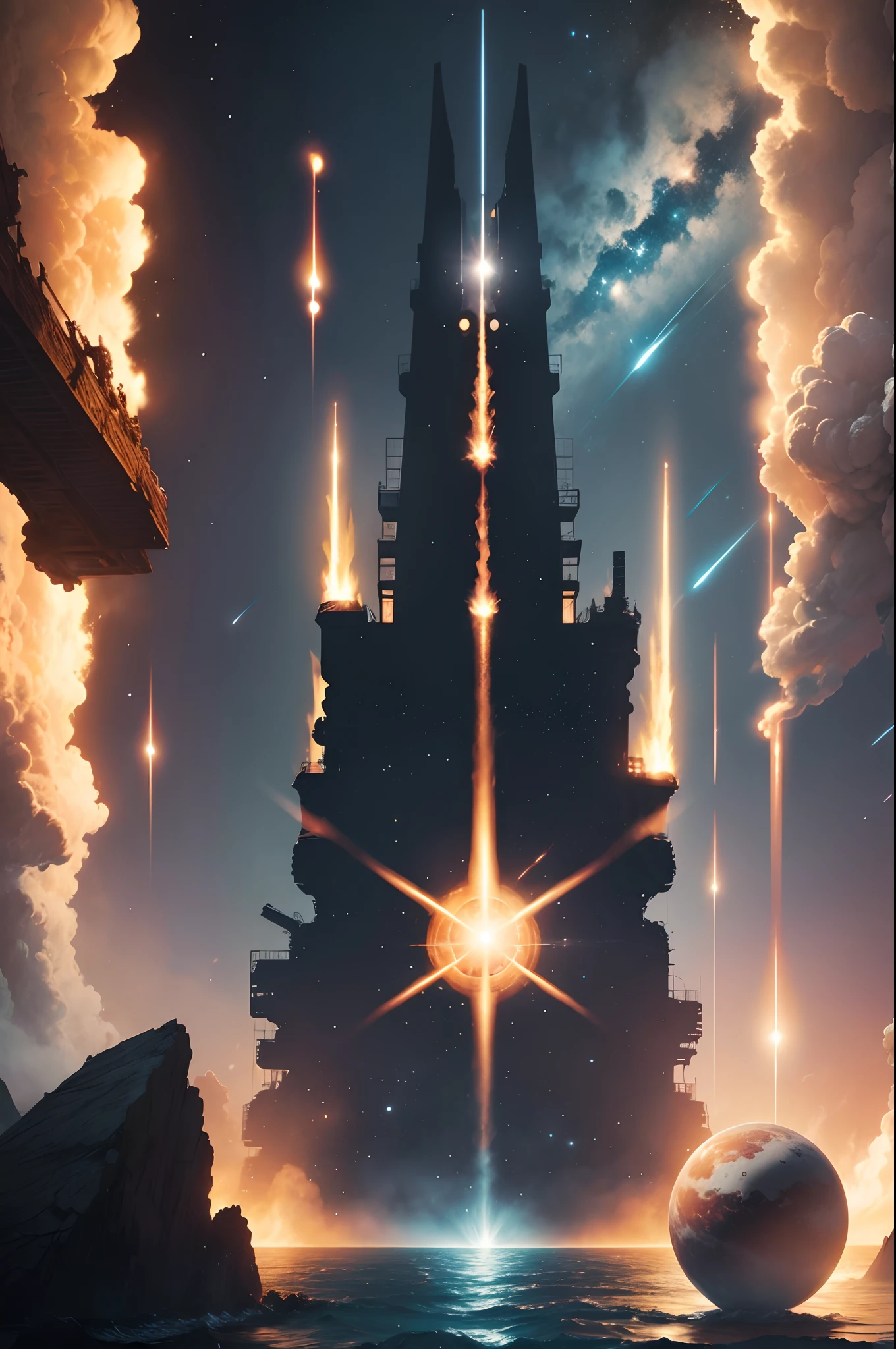 one piece, interstellar, planetary destruction