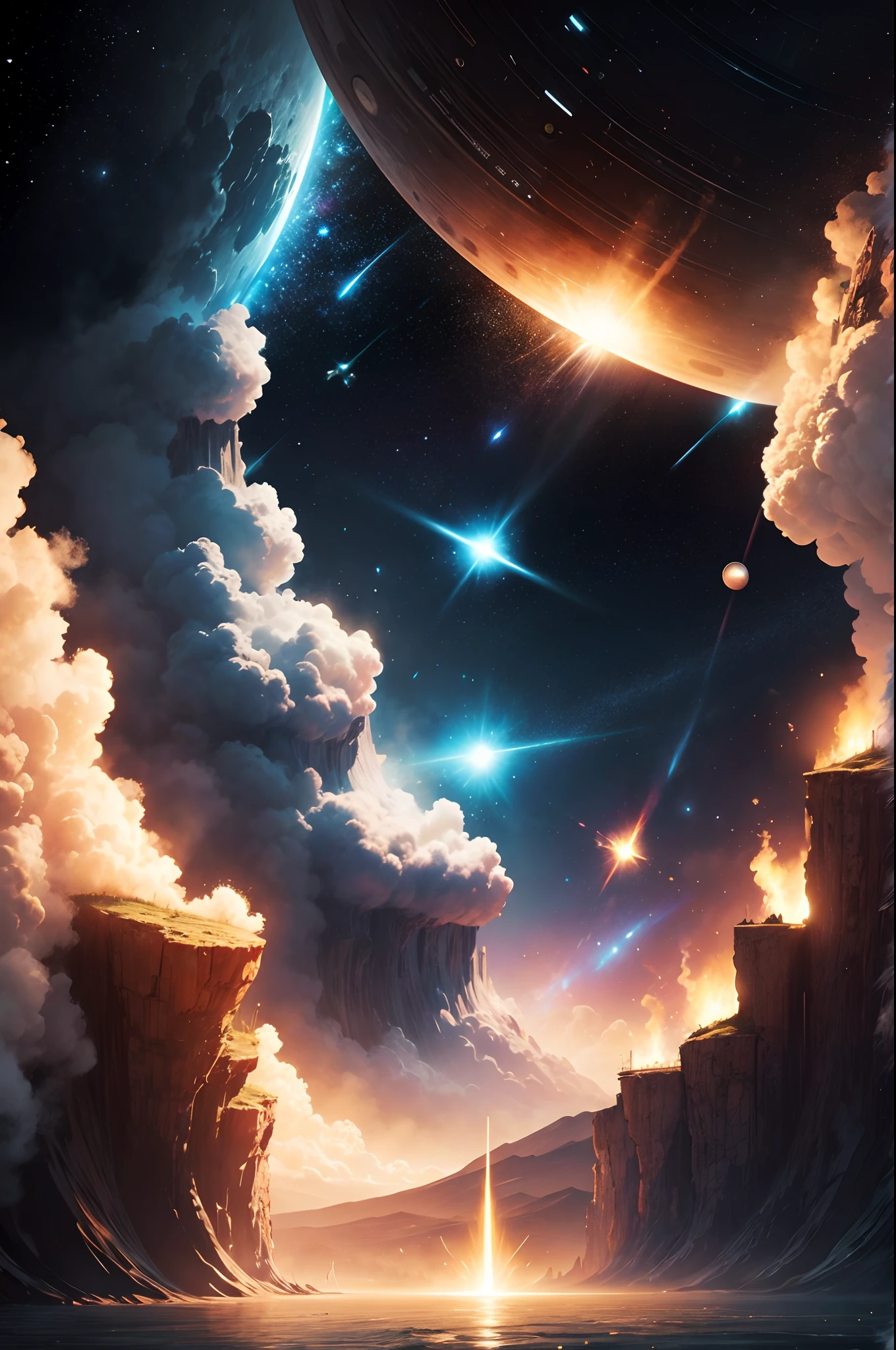 one piece, interstellar, planetary destruction