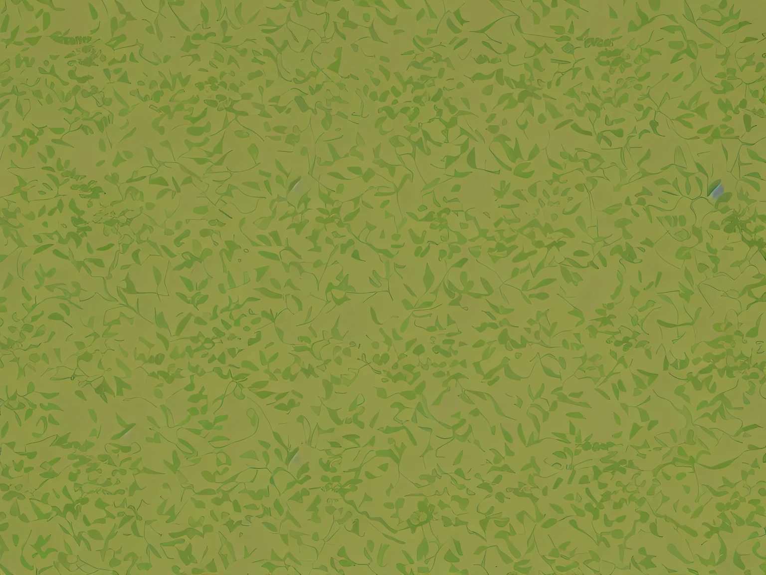 Wallpaper small green leaves of lime color with ocher background, uhd, 8k