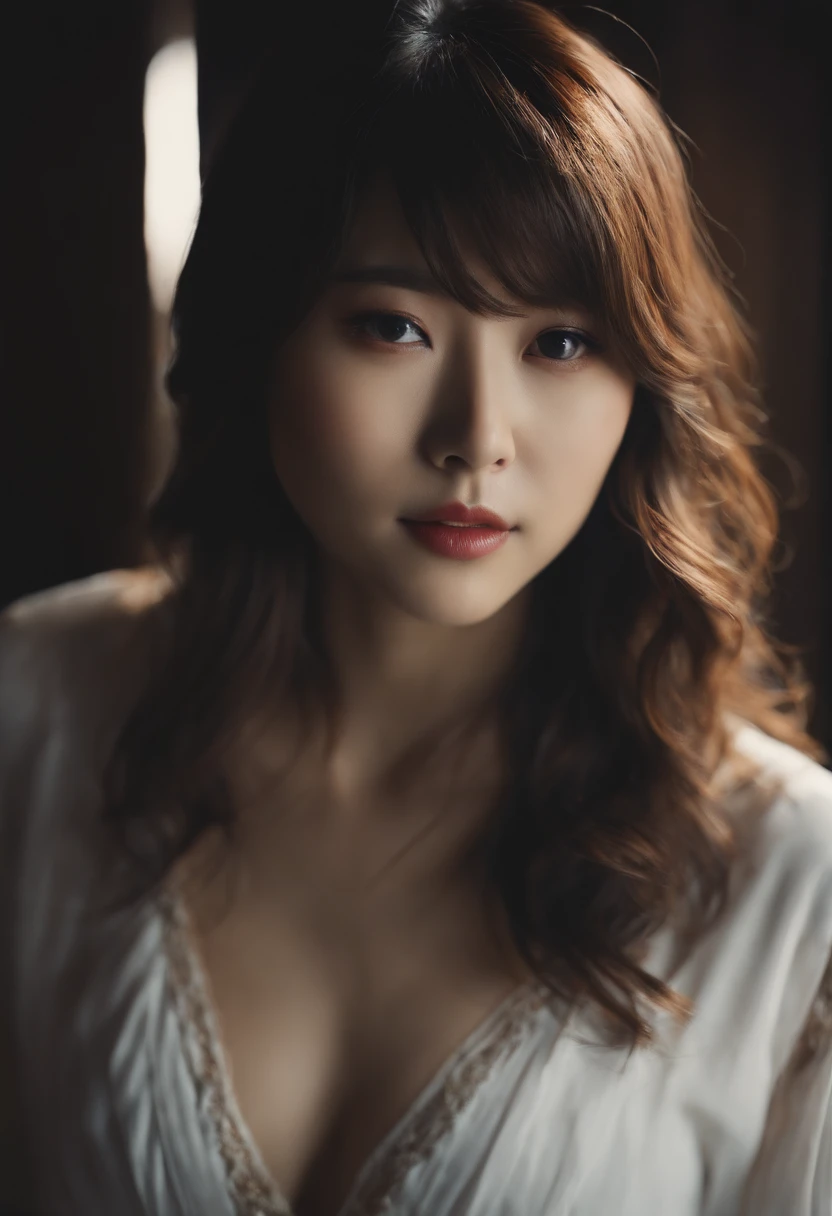 (((Haruna Kojima)))、NSFW、AKB48、Brown hair、Longhaire、Plump lips、D cup tits