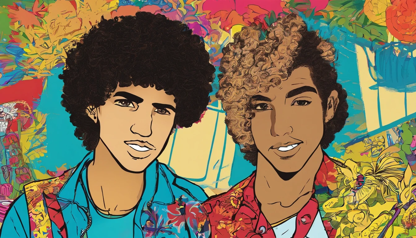 Boy with curly hair and light blue shirt with dark blue arm parts on the left has a logo written Adventist school, imagem frontal, tem um pequeno bigote poucos cabelos ntos, Saadane AFIF, andrea rocha, Riyahd Cassiem, by Almeida Júnior, Mohamed Chahin, Asher Duran, icaro carvalho, by Antonio Parreiras, Alex, Astor Alexande