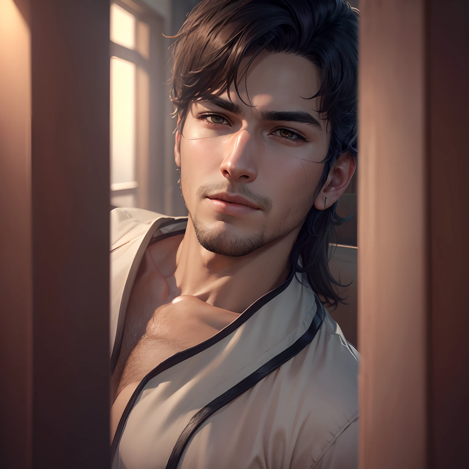Change final fantasy handsome boy, realistic face, 8k, ultra realistic