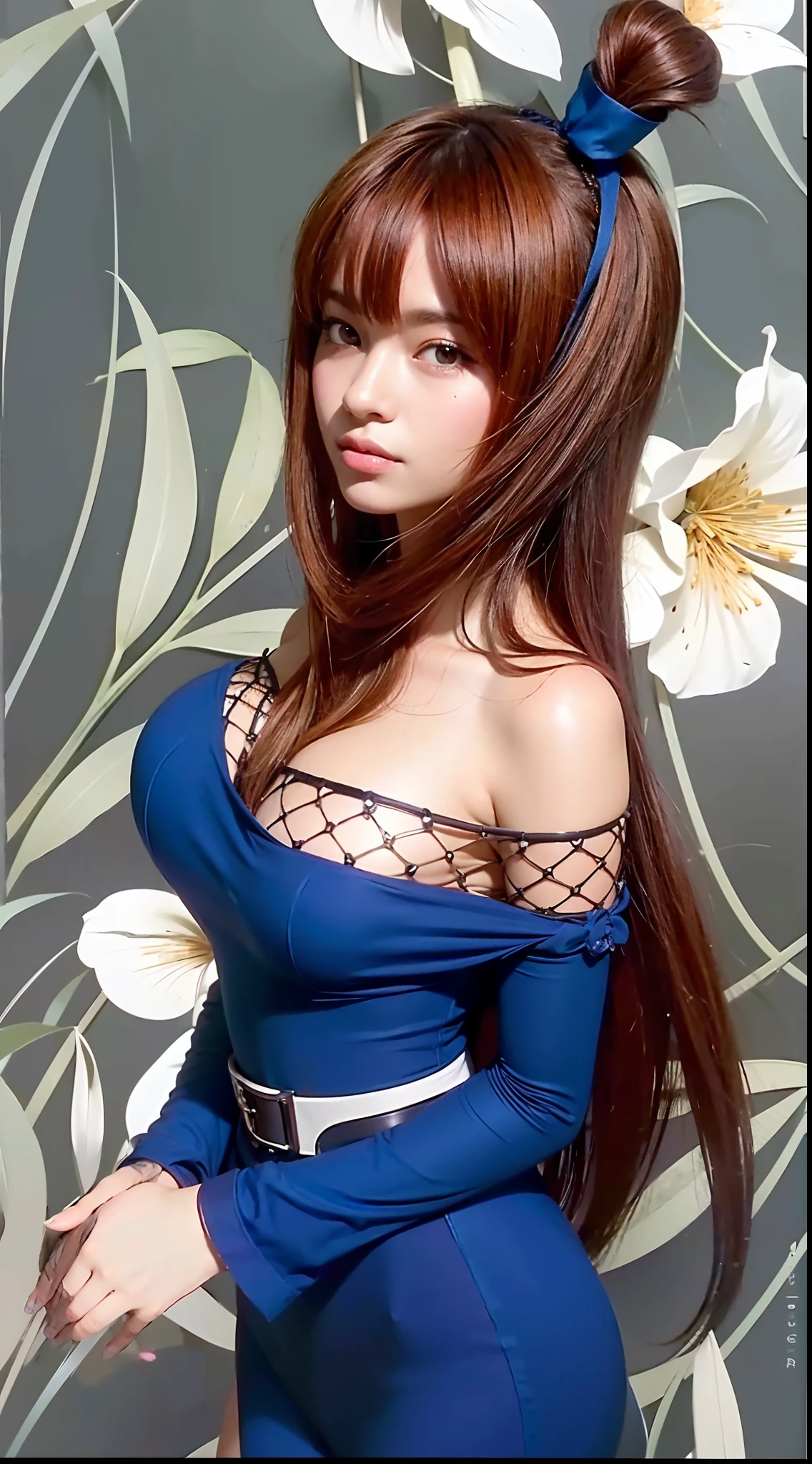 High quality image, masterpiece, detailed hair texture, detailed skin texture, detailed cloth texture, 8k, ultra detailed skin texture, skin pores, portrait of a woman