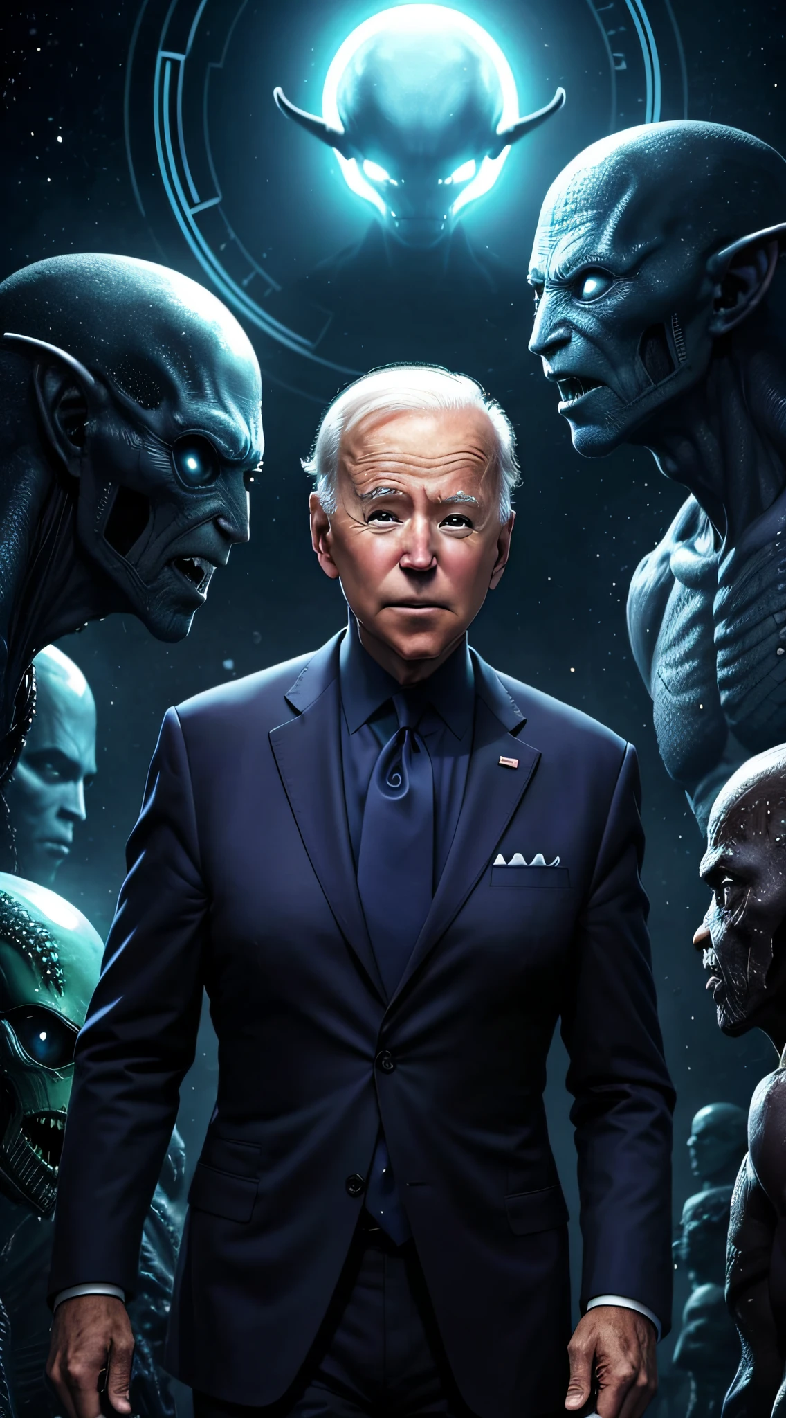 Joebiden with aliens