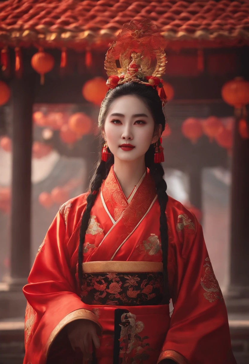 8K,RAW photos,best qualtiy,tmasterpiece,realisticlying,photograph realistic,ultra - detailed,Chinese lion dance,At the New Year's Festival, Traditional lion dance performance, Alafid lion with long mane and long tail, Onmyoji detailed art, bian lian, G Liulian art style, cgsociety and fenghua zhong, drak, inspired by Park Hua, chengwei pan on artstation, wojtek fus, inspired by Lu Guang, onmyoji portrait, affable , wenjun lin