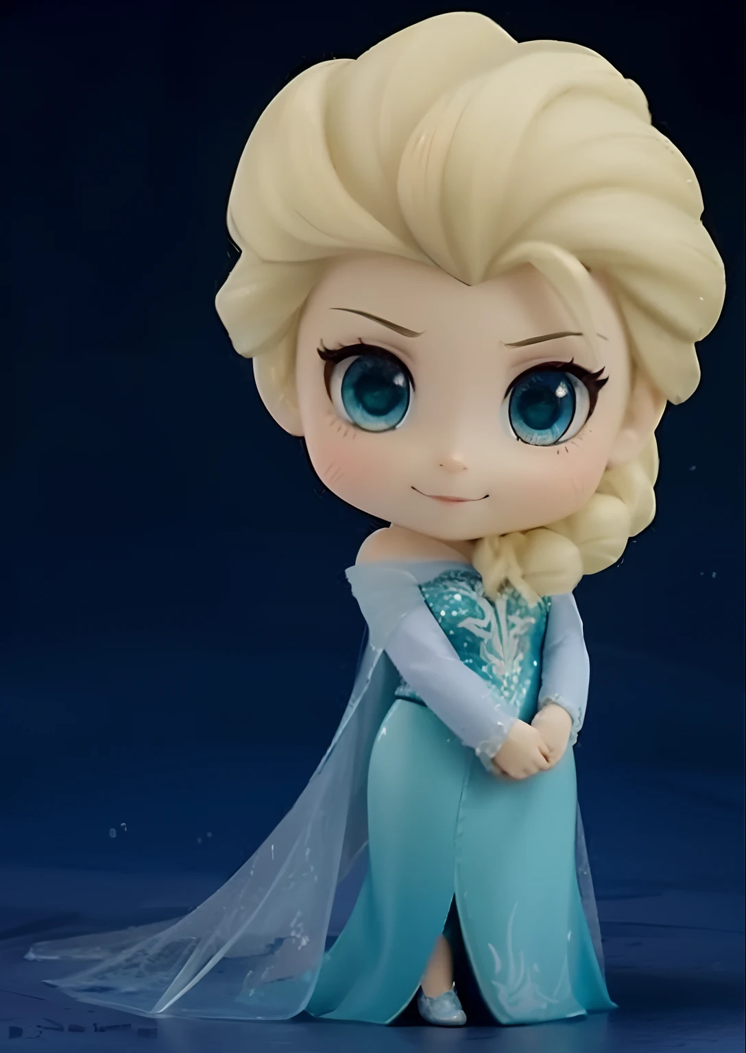 Elza from Disney's Frozen movie Chibi version