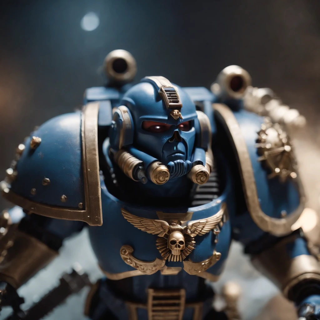 space marine going through gene therapy