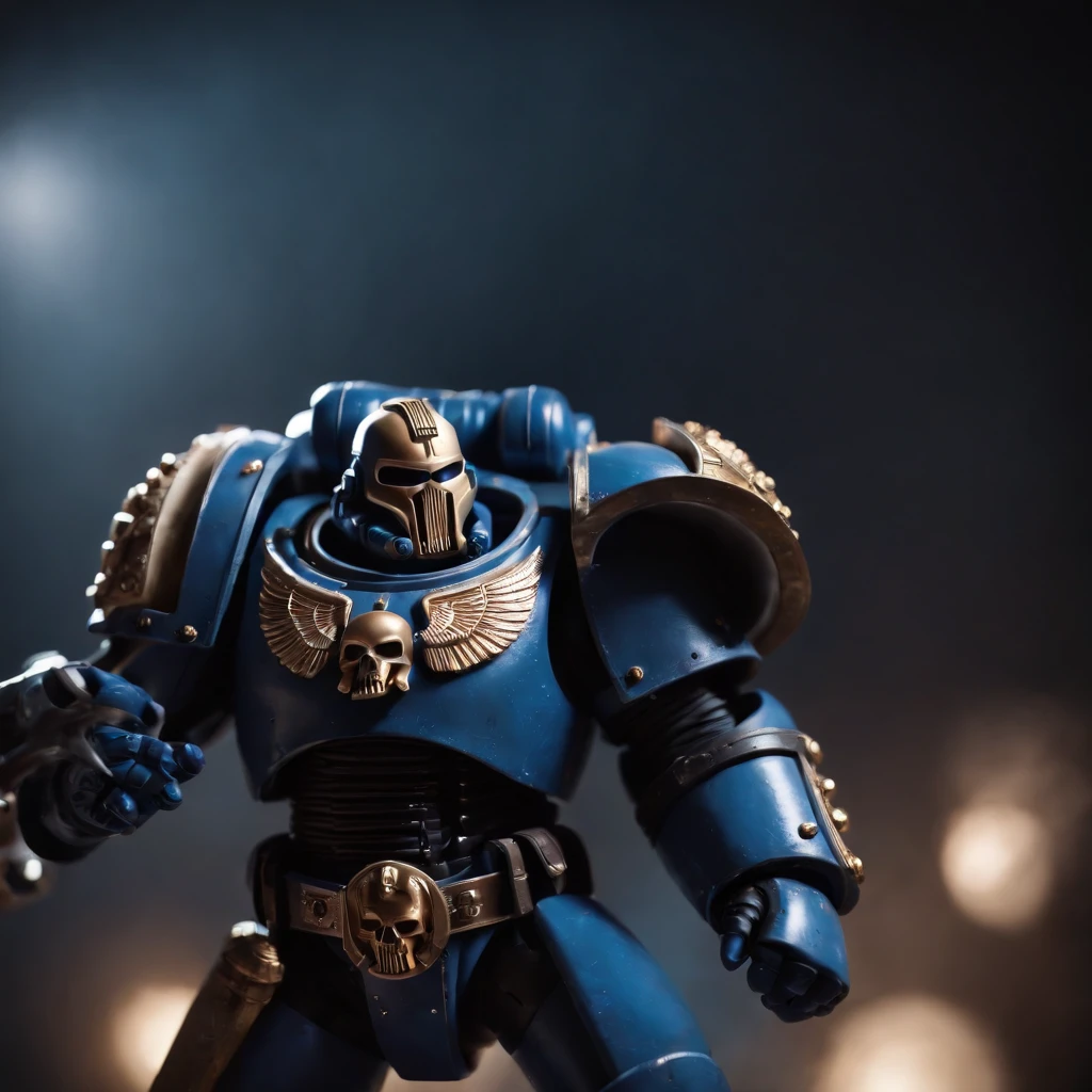 space marine going through gene therapy
