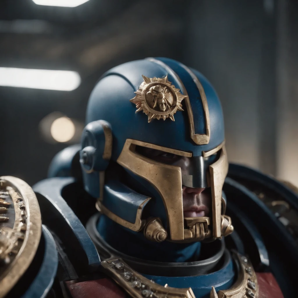 space marine going through gene therapy