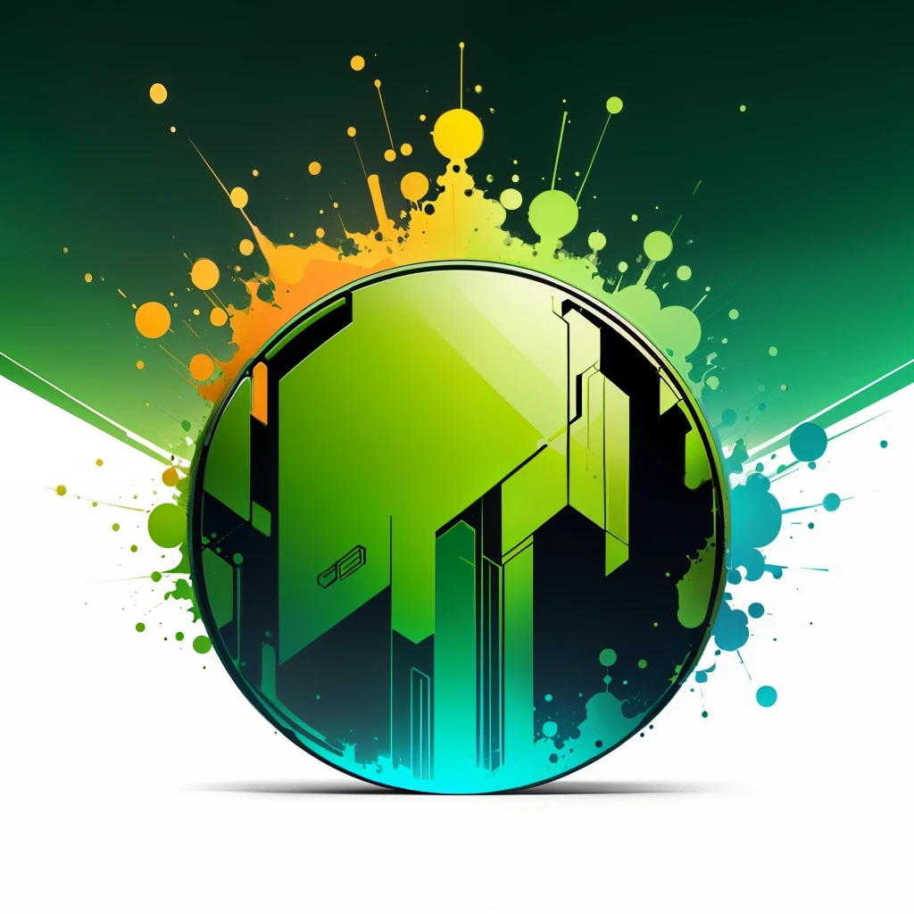 Green back ground