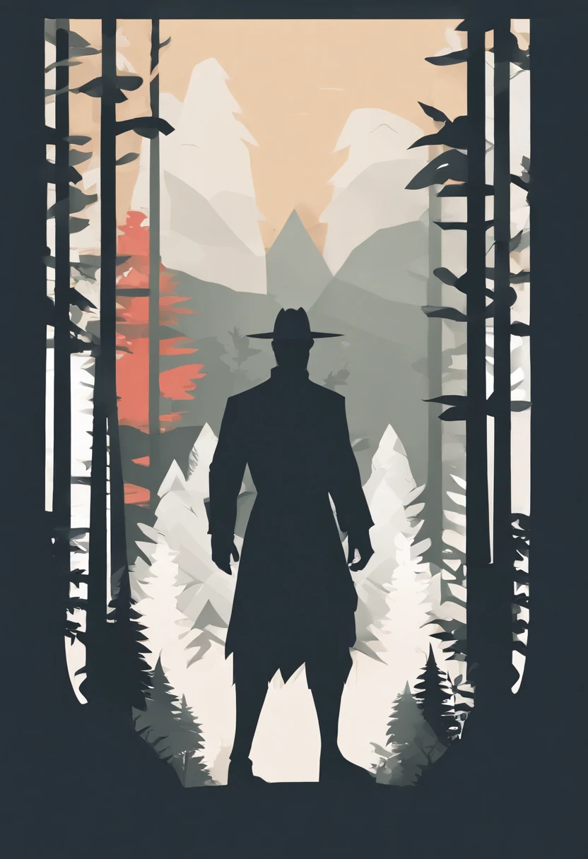 Man in the forest