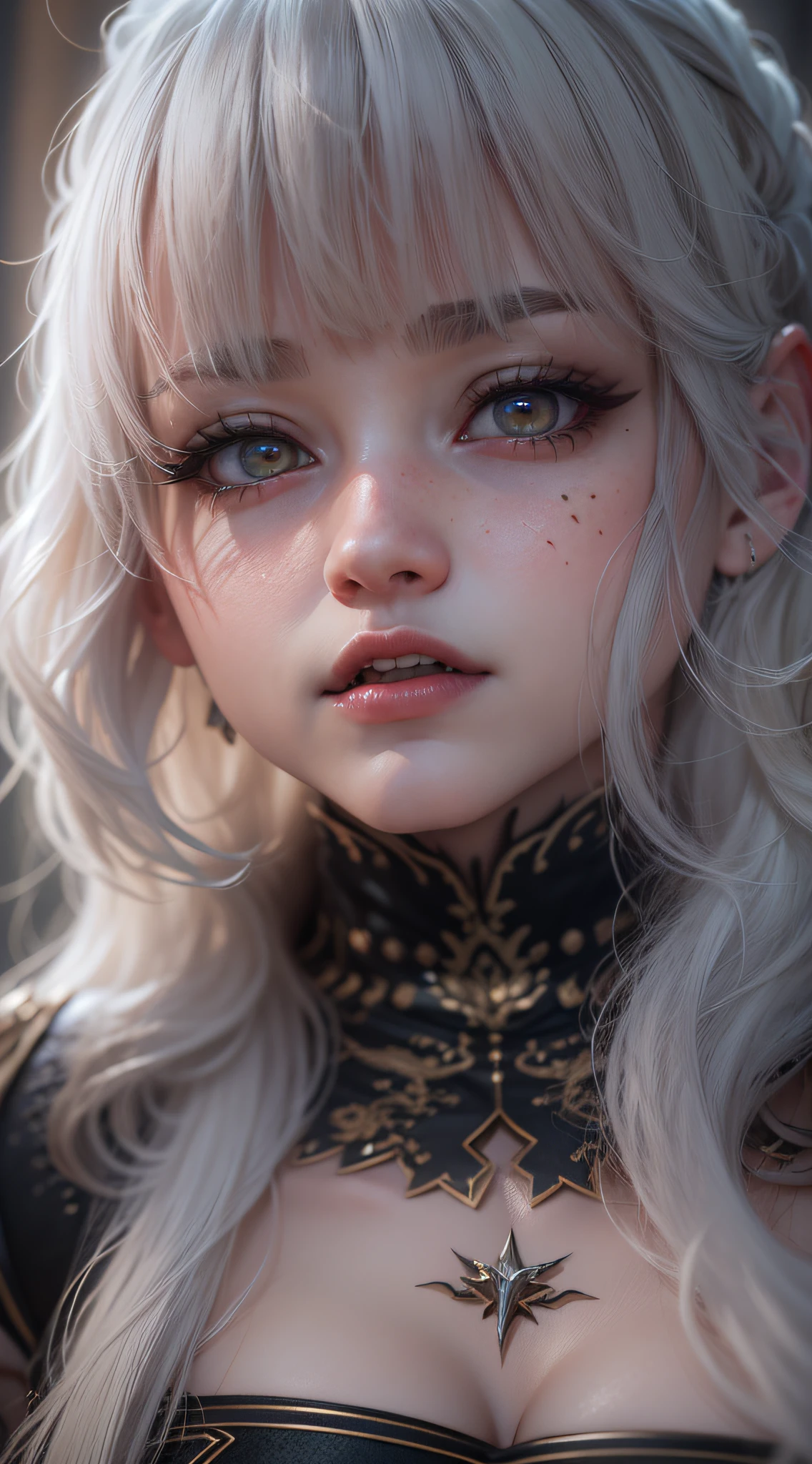 Vampire Gothic , Cinematic, Hyper-detailed, insane details, Beautifully color graded, Unreal Engine, DOF, Super-Resolution, Megapixel, Cinematic Lightning, Anti-Aliasing, FKAA, TXAA, RTX, SSAO, Post Processing, Post Production, Tone Mapping, CGI, VFX, SFX, Insanely detailed and intricate, Hyper maximalist, Hyper realistic, Volumetric, Photorealistic, ultra photoreal, ultra- detailed, intricate details, 8K, Super detailed, Full color, Volumetric lightning, HDR, Realistic, Unreal Engine, 16K, Sharp focus