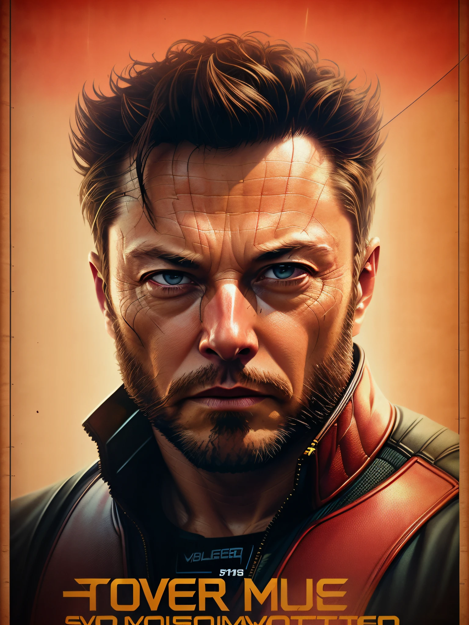 Elon Musk as wolverine, vhs effect, (poster:1.6), poster on wall, nostalgia, movie poster, portrait, close up
(skin texture), intricately detailed, fine details, hyperdetailed, raytracing, subsurface scattering, diffused soft lighting, shallow depth of field, by (Oliver Wetter)
