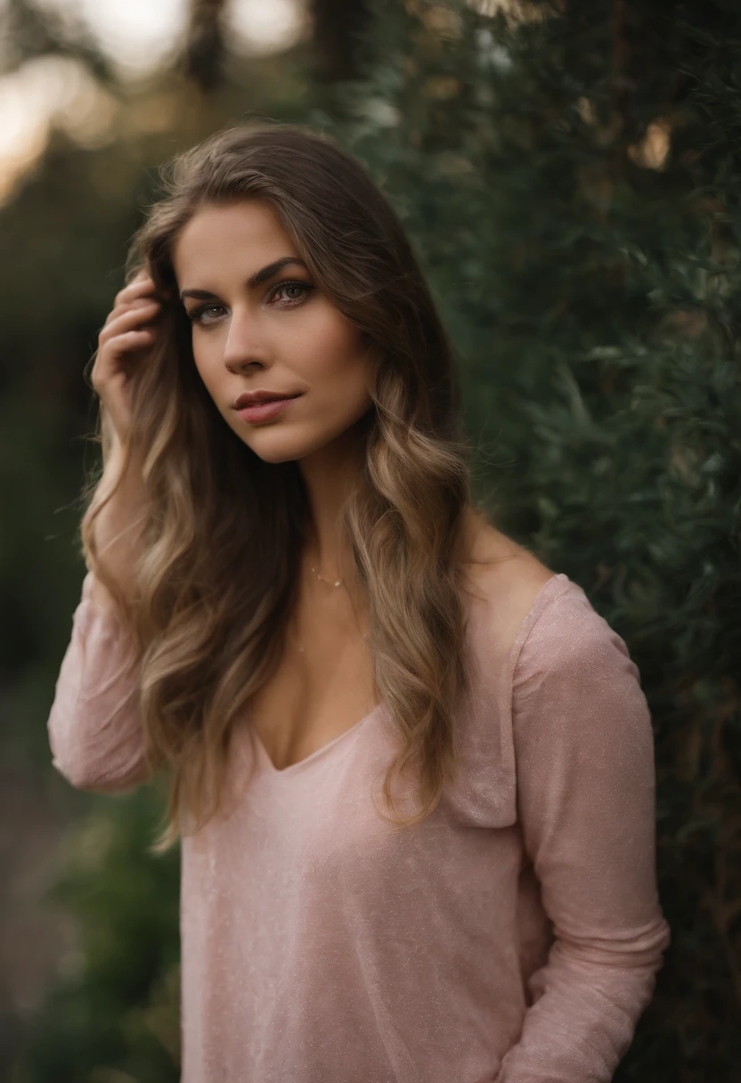 Very pretty 24 year old girl, Realistisch, Trinkt milch, Milk runs over her body, Knapper Bikini in Pastell pink und Pastell blau, Pinke realistische haare, Beautiful hair, Braune Augen, Beautiful  eyes