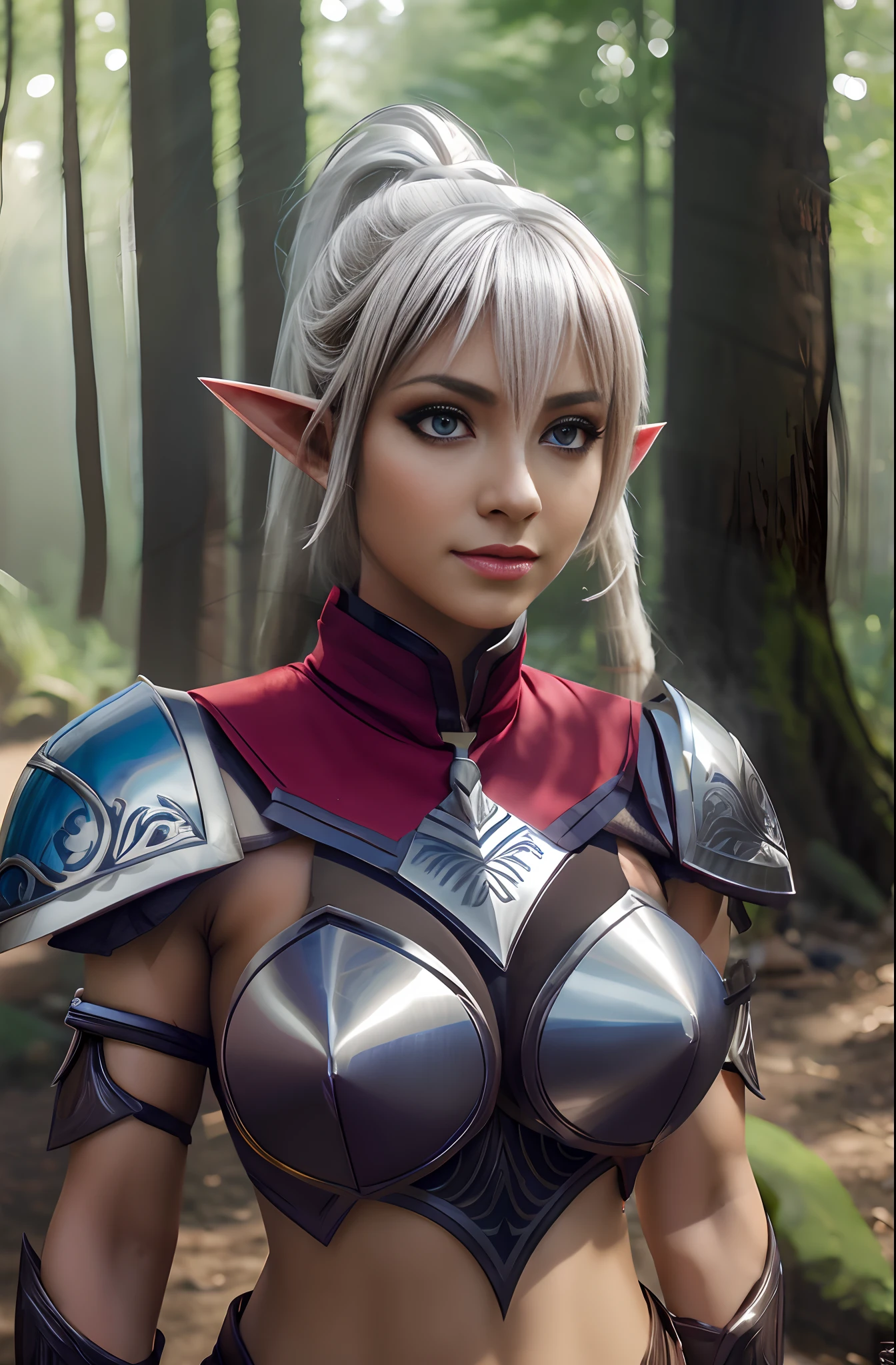 dark elf. aishau, face change, 8k, fix image, hd