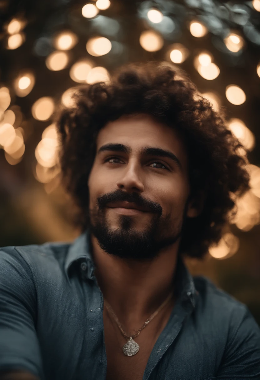 Cinematic soft lighting illuminates a beautiful 20- to 30-year-old North American cannabis grower with stunning, ultra-realistic details,Detailed face and expression,ojos suaves,Sonrisa sutil, Retrato en primer plano de foto gran angular del cuerpo de un hombre guapo