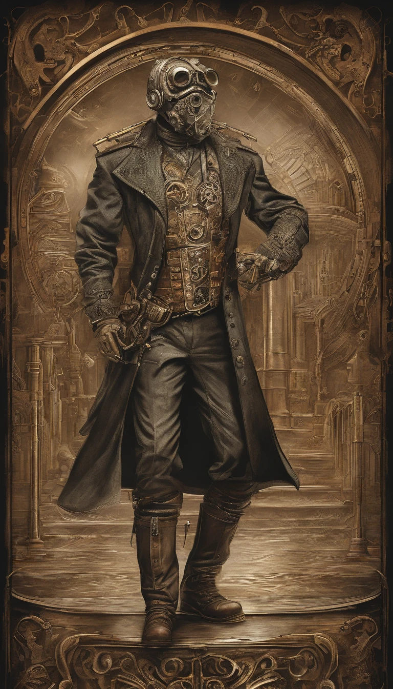 Angler dressed in futuristic cyberpunk style, He is giving a political speech on stage, Energetic expressive face, Chapel scene, Open Shot Portrait Photography, Focus of half-length photography, hyper realistic photography, Dramatic illumination, Dark ambientation, 8K, Volumetric mist, Movie Poster Style, ultra-detailliert.