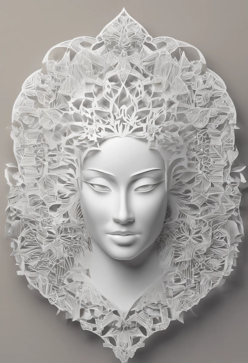 human head shape from side, logo