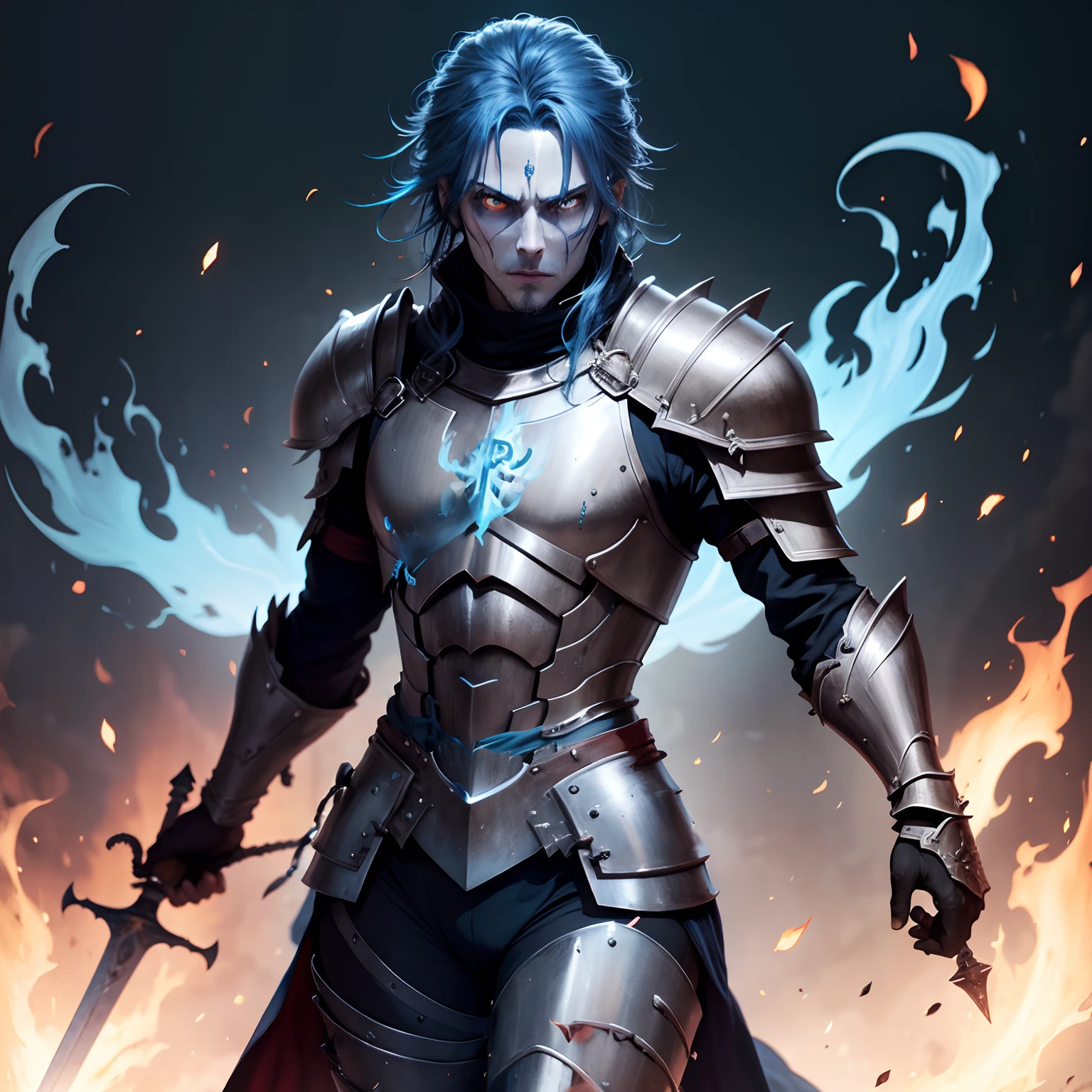 steel pants, steel breastplate