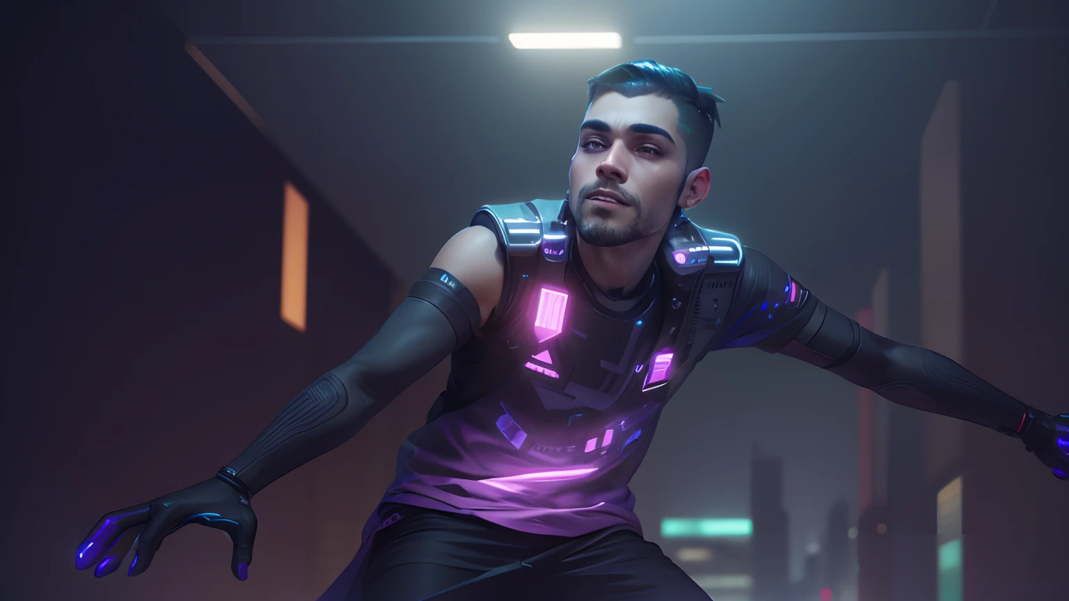 Change background cyberpunk handsome boy,real face,8k ultra realistic