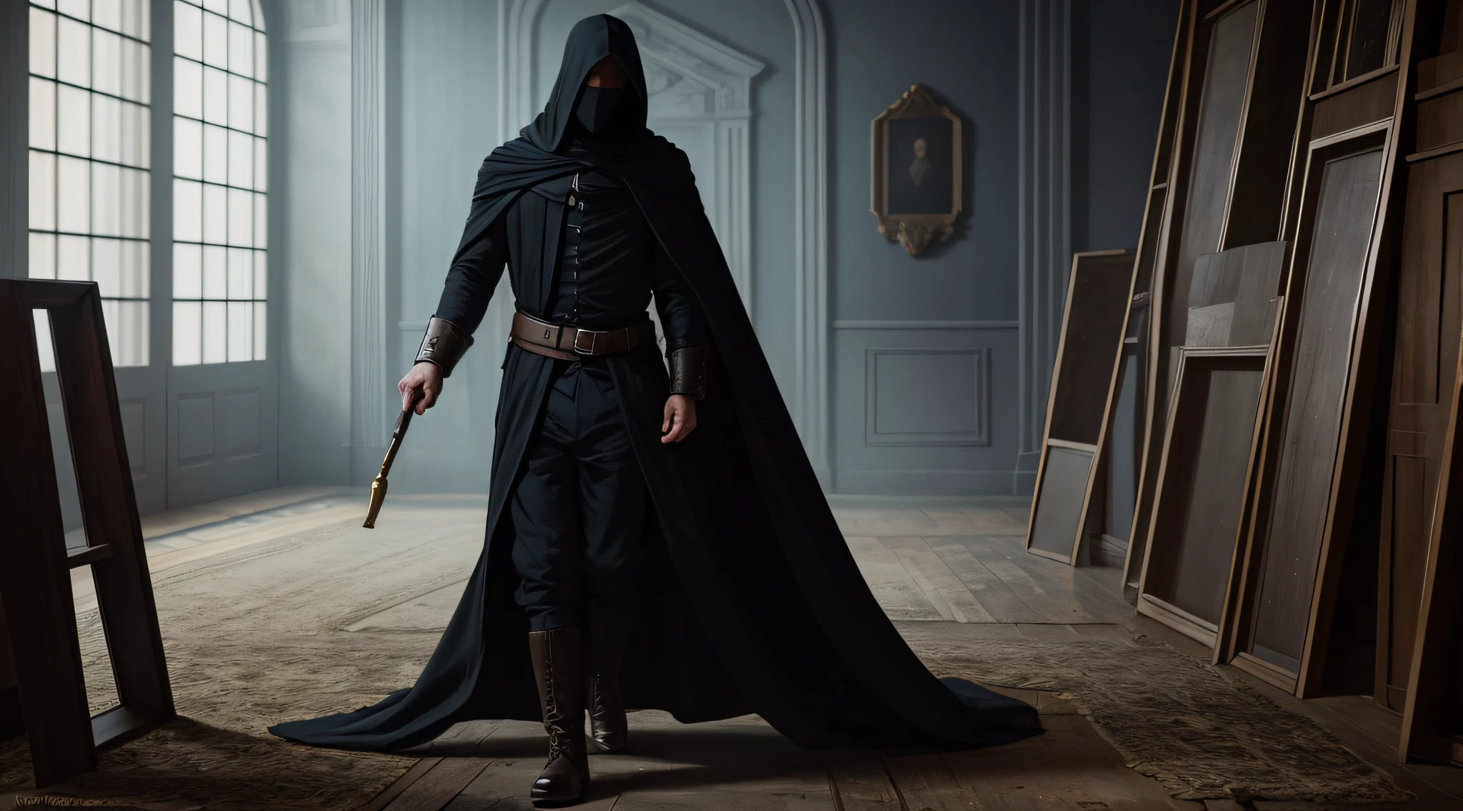 A mysterious figure manipulating historical events.