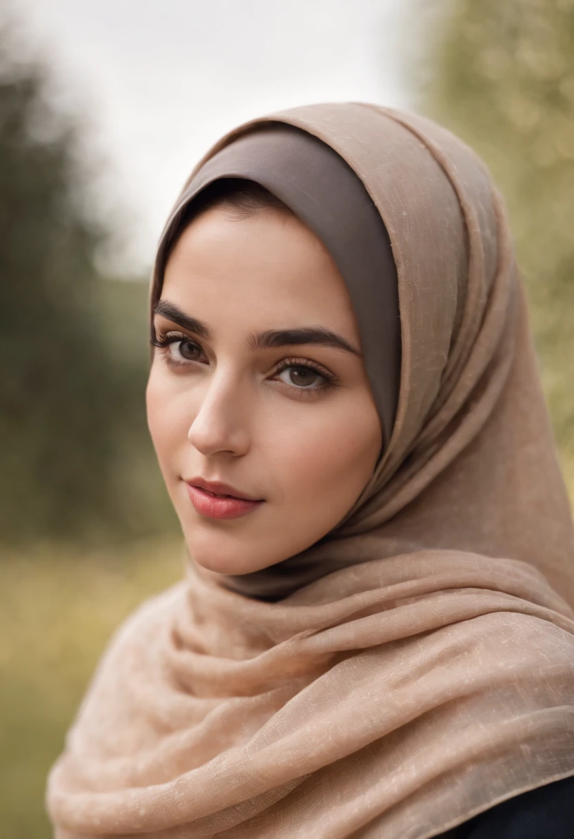 Hyperrealistic), (illustration), (High resolution), (8k), (Extremely detailed), (Meilleure illustration), Hijab Pashmina, Nus, nu, jambes ouvertes, ouvrir , Adolescent arabe