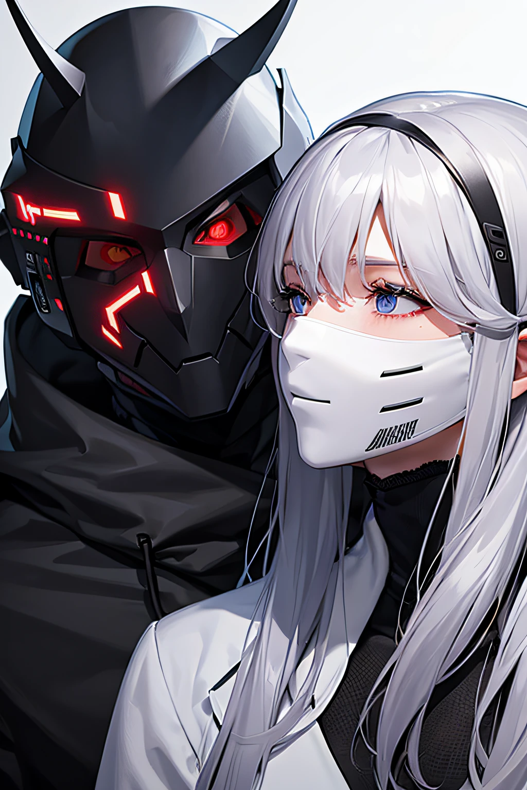 a face masked by a digital lock to hide one's identity from other users of a network