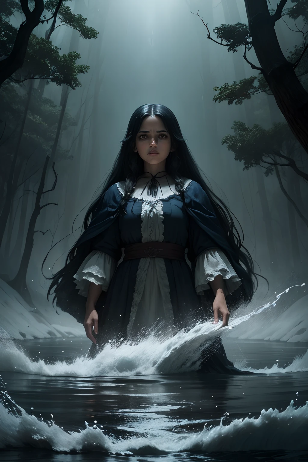 Nas profundezas das noites latino-americanas, uma lenda ancestral perdura, haunting those who venture near dark rivers and streams. It is the legend of La Llorona.