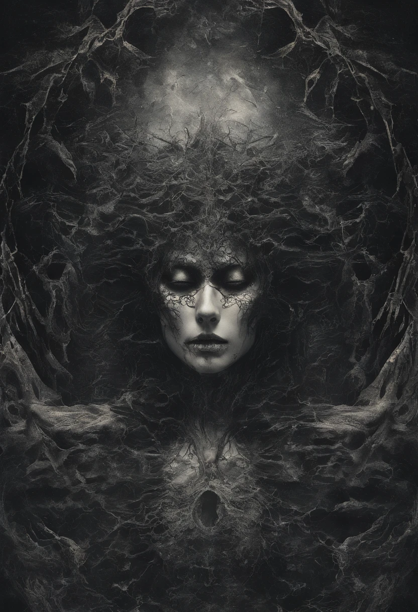 steaming wolf woman body There's a planet in the middle, Tentacles in the universe, Lovecraftianoa inspiration, Lovecraftianoo cosmic fear, Paisagem infernal lovecraftianoa, fantasy and cosmic horror movie, atmosfera lovecraftianoa, lovecraftiano, A planet in open space