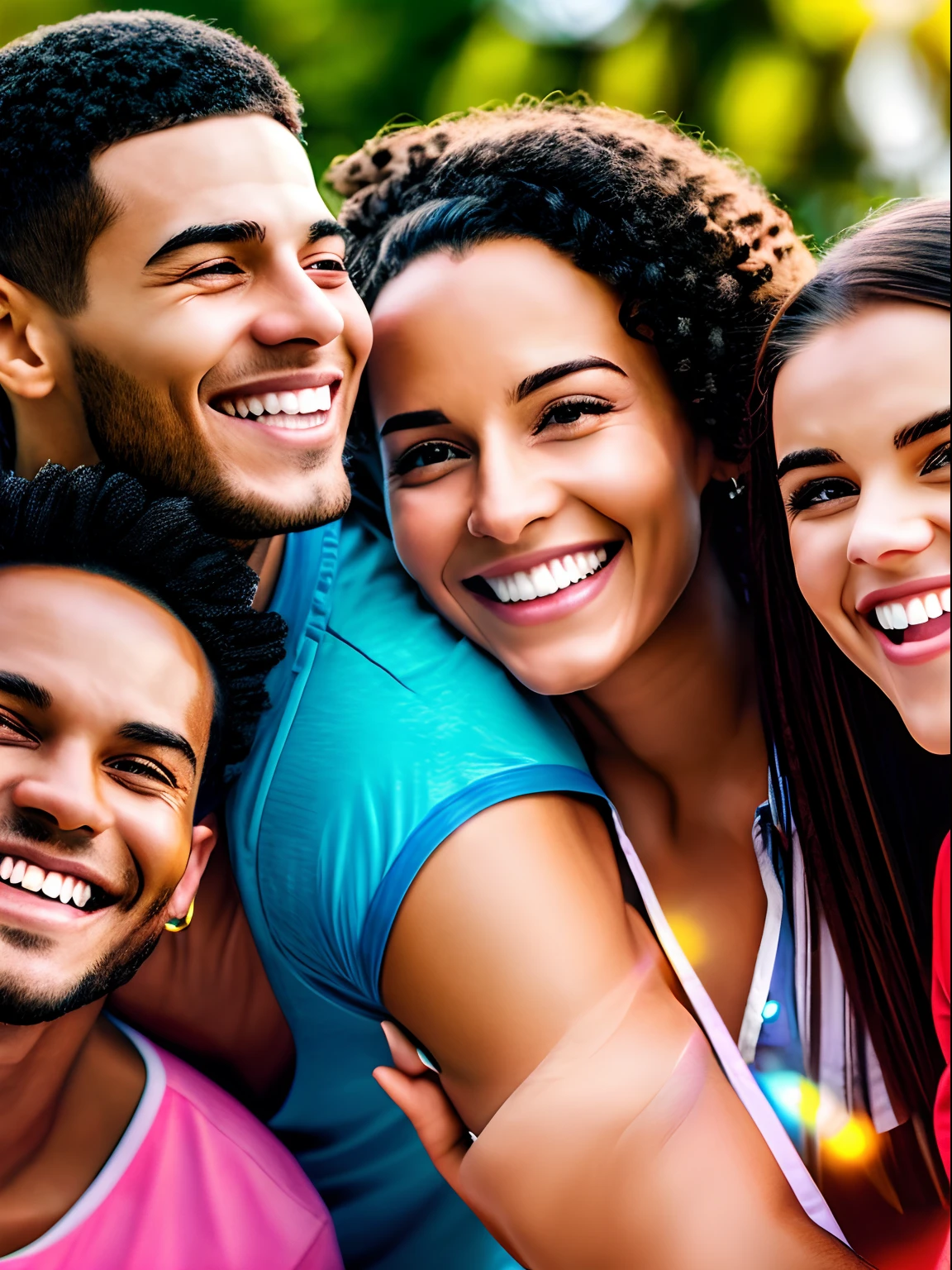 Youth, young people around the world, bright smiles, men and women, brightness, vitality