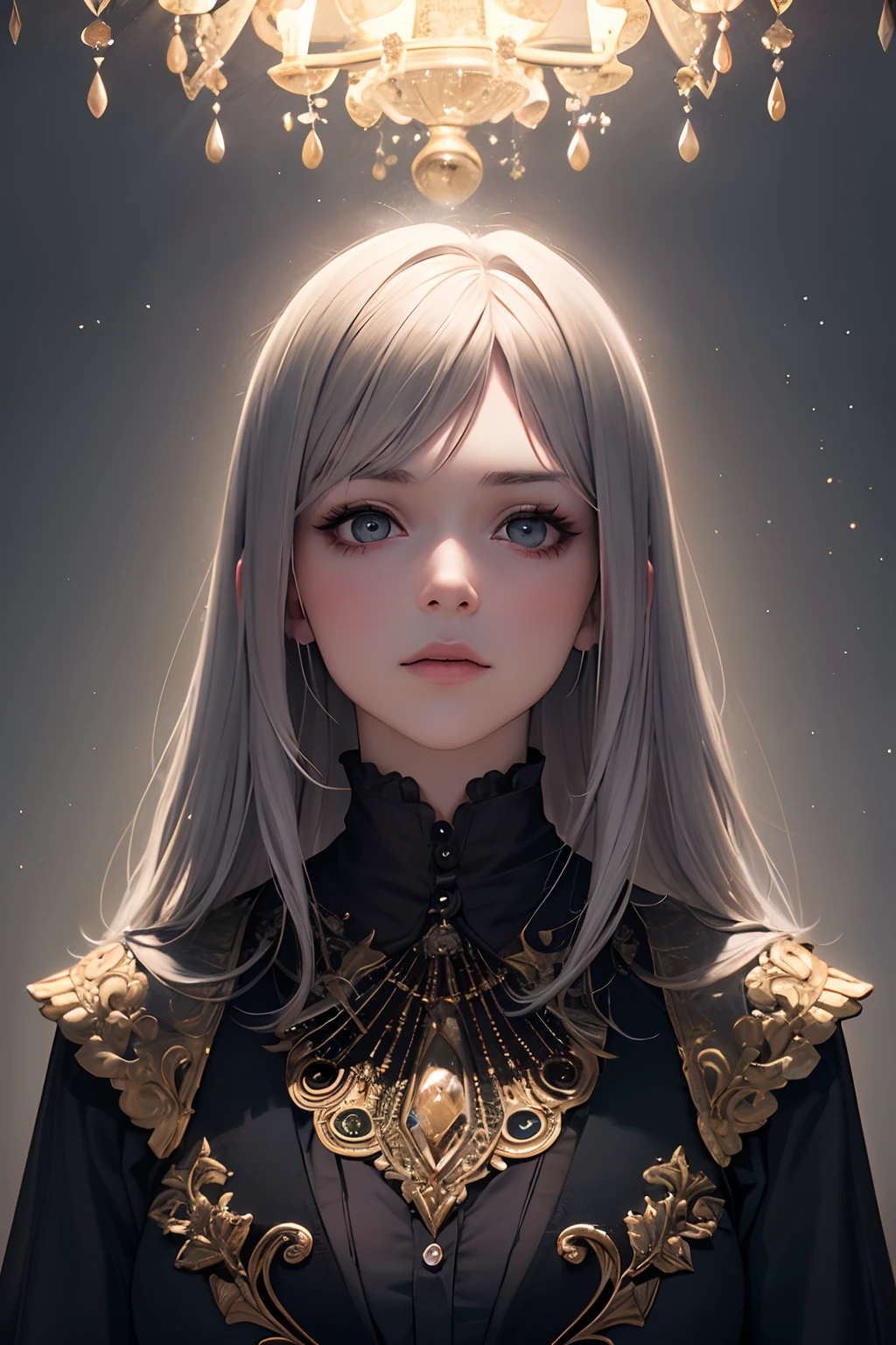 A girl with gray hair stands in the center of the scene, radiating elegance and grace. Her mesmerizing beauty is accentuated by her detailed facial features, including beautiful eyes, a well-defined nose, and luscious lips. The delicate lines and contours on her face add depth and realism to her appearance.
The girl is surrounded by a lavish, opulent setting that exudes luxury. The sparkling background is adorned with five stars, symbolizing the utmost excellence and splendor. The scene is filled with shimmering glitter, creating a magical atmosphere that captivates the viewer's eye.
Contrasting the girl's elegance and the luxurious surroundings, there are hints of poverty and societal struggles. A sense of irony is present, showcasing the girl's resilience and strength. Amidst the grandeur, a buggy, worn-out by time, serves as a reminder of the coexistence of wealth and poverty in our world.
To enhance the richness and quality of the image, the prompt includes keywords that denote the highest image quality standards. The image is of the best quality, created with intricate details and a high-resolution of 4k or 8k. The resulting artwork is expected to be a masterpiece, capturing the viewer's attention with its outstanding level of realism. The lighting employs studio lighting techniques, illuminating the girl and her surroundings, resulting in a visually stunning composition.
In terms of art style, the prompt incorporates elements of both portraits and conceptual art. These styles combine to create a unique and visually captivating image that explores the duality of wealth and poverty. The color scheme features a range of tones, including deep grays and contrasting rich colors to highlight the stark contrast between luxury and hardship.