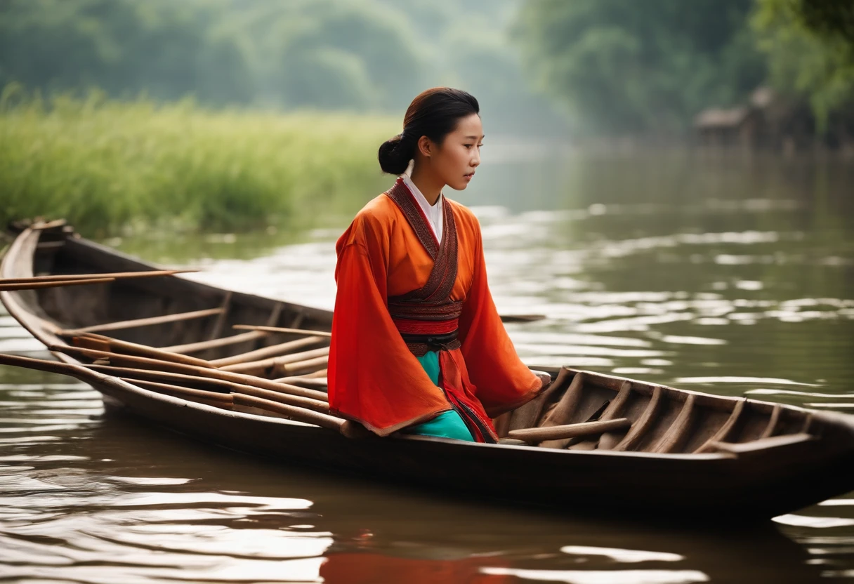 Li Wei was a young fisherman who lived on the banks of the river. Mei Ling, in turn, was the daughter of a powerful merchant.