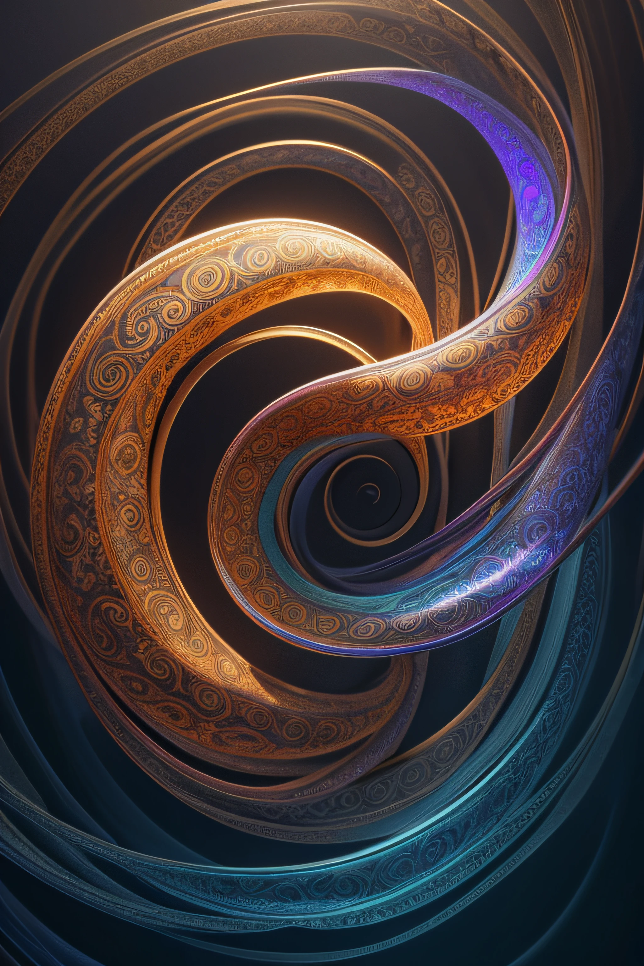 fundo escuro com borboletas pretas e cintilantes, smoke in sinuous shape forming small circles, obra-prima, best resolution 16k, colorido, tamanho 2000x2600 pixels