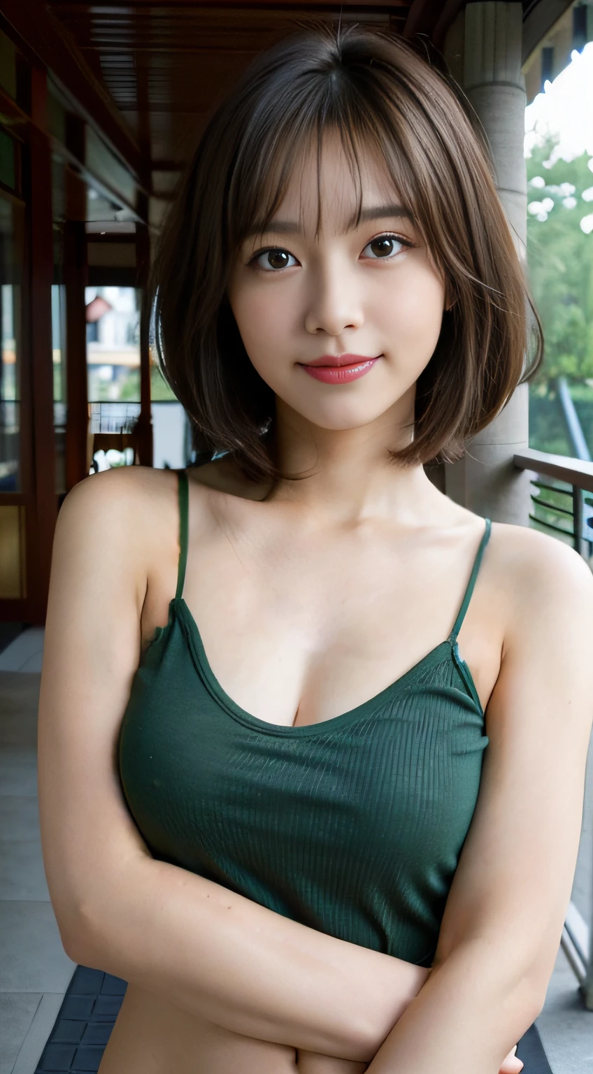 Green camisole、Big