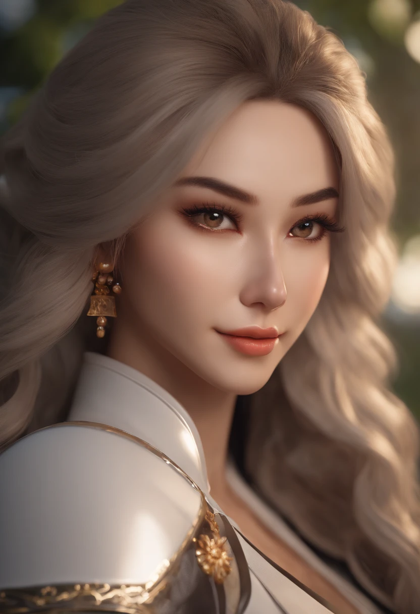 a skinny girl, latin face, suit, smile you can see the teeth, wavy hair, full body, very detailed body, very detailed face, shiny skin, detailed_eyebrows, beautiful_eyes, realistic skin, ultra-realistic, sharp and highly detailed focus, 8k, shogun raiden from genshin impact cosplay