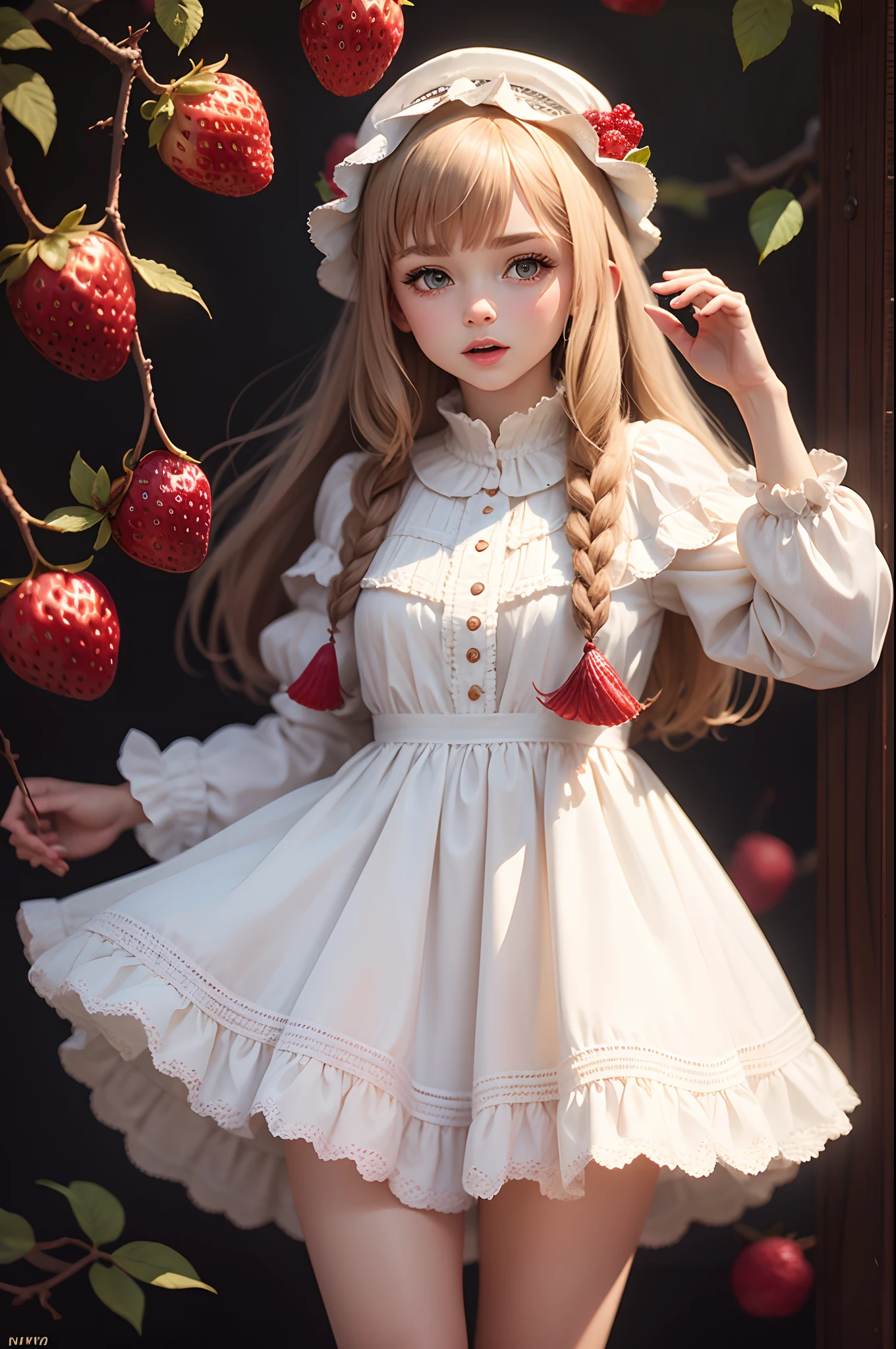 berries and cream