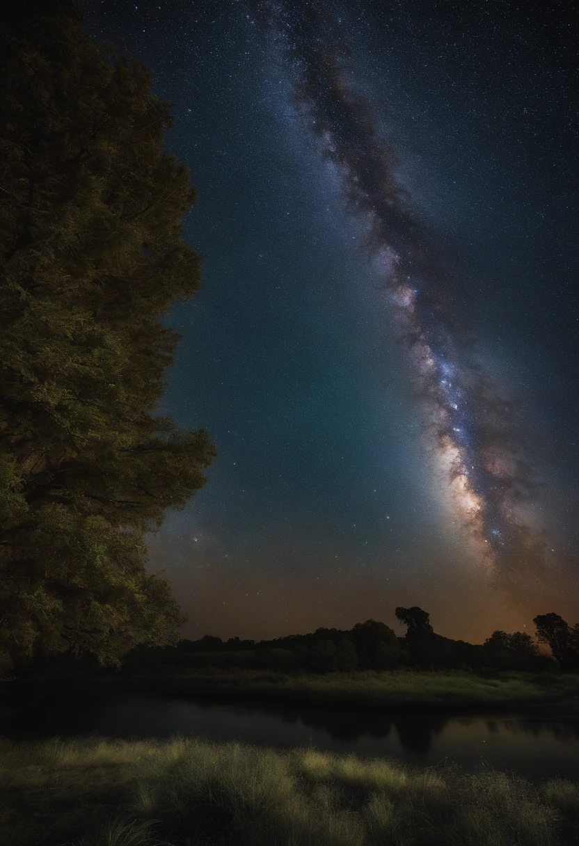 Create a realistic picture of the Milky Way