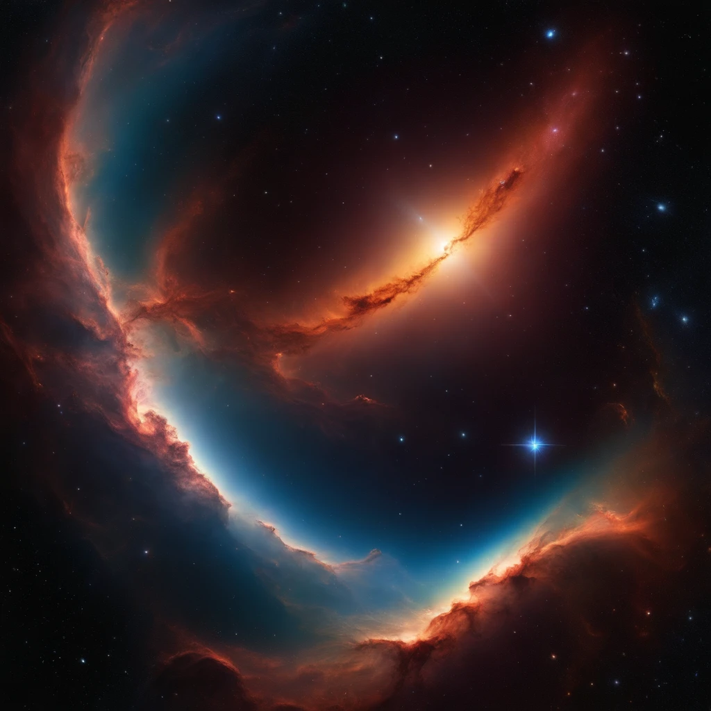 Use the Hubble Space Telescope to capture an image of deep space.