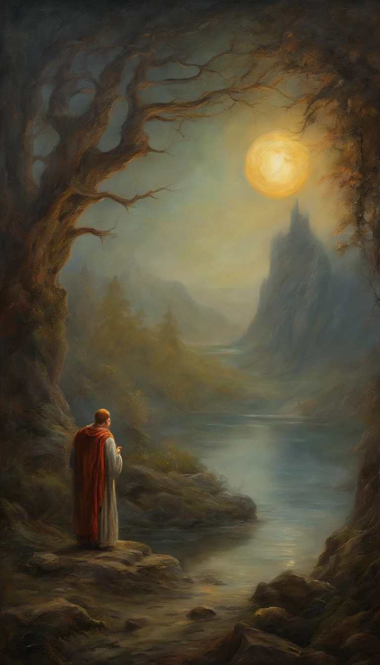 masterpiece, best quality, ultra-detailed, illustration, 1 Buddhist monk, solo, fantasy, flying, broom, night sky, outdoors, magic, spells, moon, stars, clouds, wind, cape, broomstick, glowing, mysterious, enchanting, whimsical, playful, adventurous, freedom, wonder, imagination, determination, skill, speed, movement, energy, realism, naturalistic, figurative, representational, beauty, fantasy culture, mythology, fairy tales, folklore, legends, witches, wizards, magical creatures, fantasy worlds, composition, scale, foreground, middle ground, background, perspective, light, color, texture, detail, beauty, wonder.