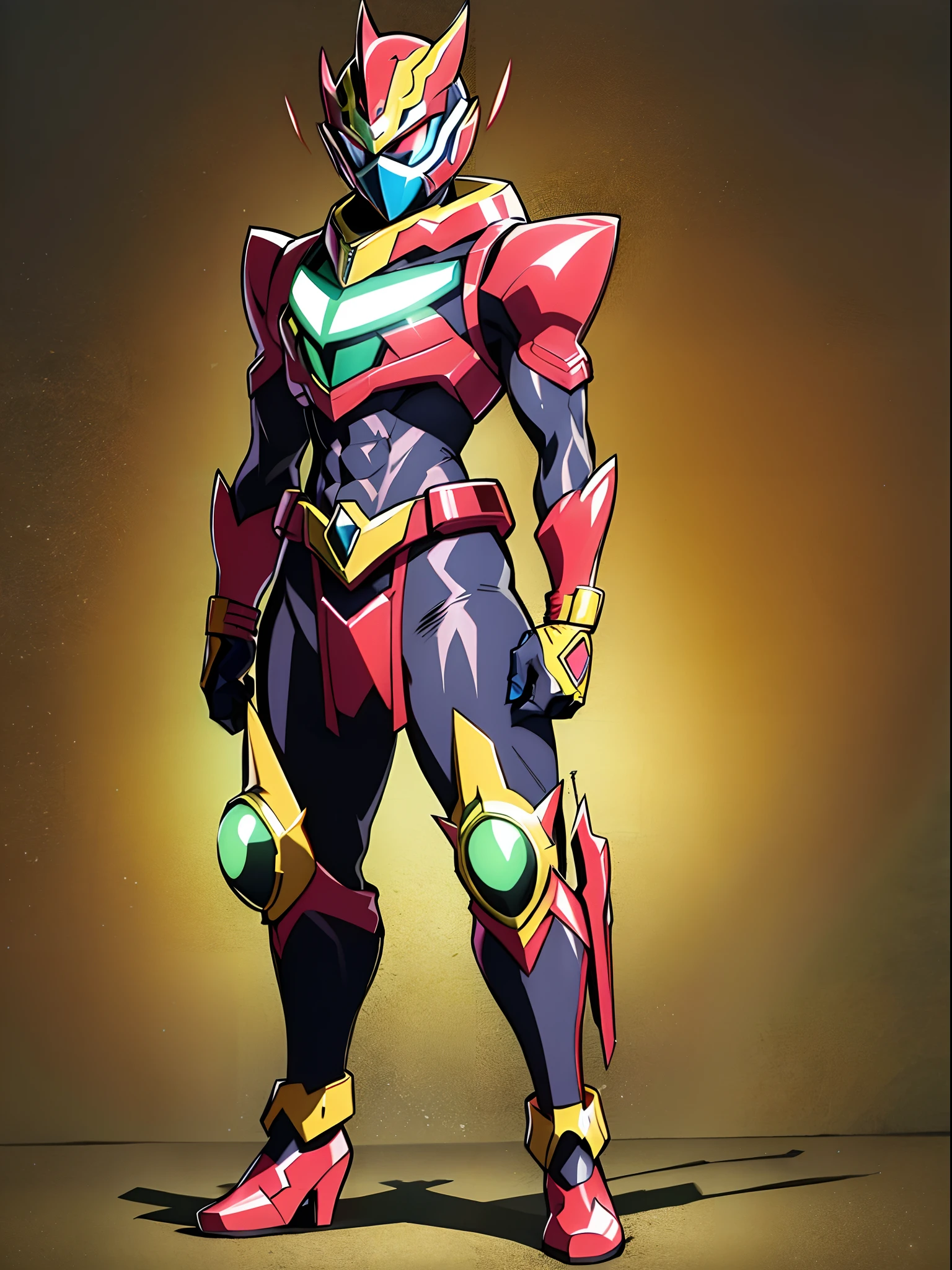sentai ,, standing solo, weird, bizzare, full body