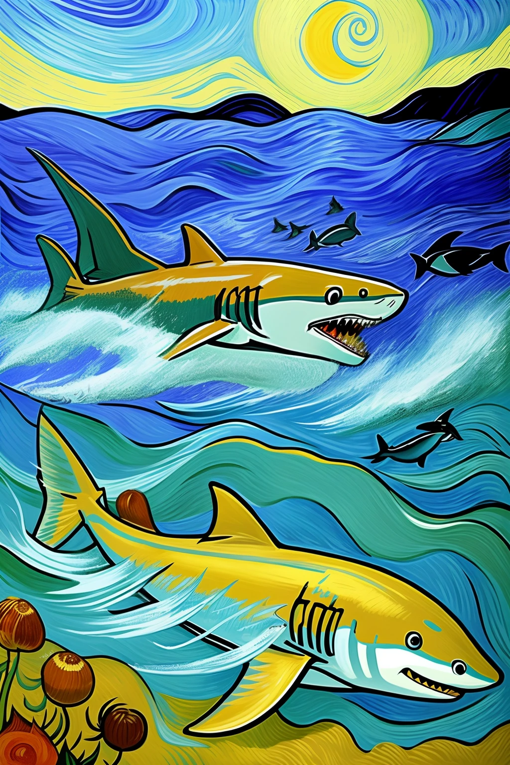 Van Gogh Touch、shark