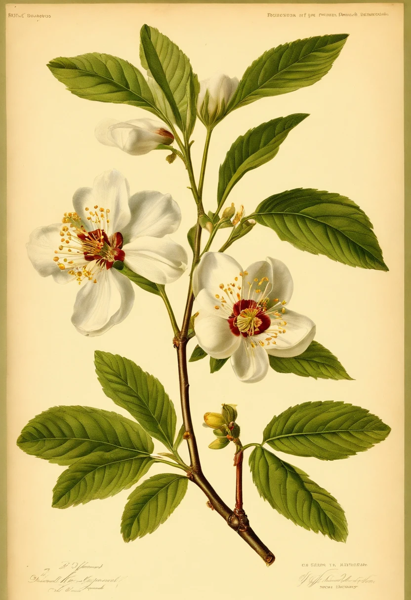 Botanical illustration of a cherry plum, Prunus cerasifera, flower showing its roots a closeup of a flower with many parts of it, botanical poster, botanical anatomy, botanical art, botanical art, botanical printing, botanical illustration, botanical design, botanical herbarium, morto, mas bonito. Papoilas, botanico, Directed by: Maria Sibylla Merian, inspirado em Christoffer Wilhelm Eckersberg, art nouveau botanicals, Papoilas, high definition, high quality